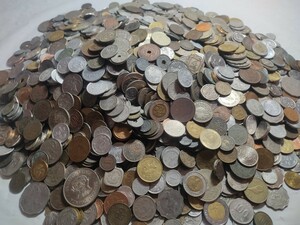 古銭 約12.3kg まとめ 日本 外国 アジア ヨーロッパ ほか コイン 通貨 硬貨 アンティーク 大量