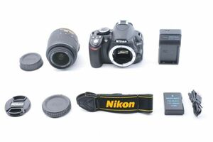 [美品] Nikon ニコン D3100 + 18-55mm レンズ #445