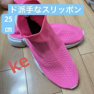  slip-on shoes shoes cord ...sho King pink do. hand 25.