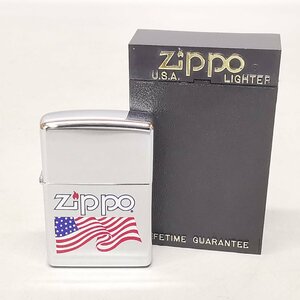 未使用 ZIPPO ジッポー 星条旗 米国旗 アメリカ 1998年製 オイルライター ケース付 Z5040