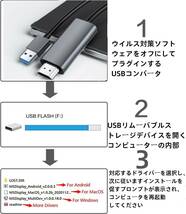 送料無料★USB HDMI 変換アダプタケーブル 1.82M 5Gbps高速伝送 USB 3.0 (オス) - HDMI (オス) HD 1080Pディスプレイケーブル_画像3