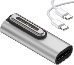 送料無料★USB Type C Magsafe3 対応140W PD直角 電源アダプタ 急速充電 T-Tip互換 Mac 充電器 2021 240W/5A USB Cケーブル（1.5M）