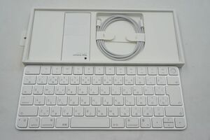 ★☆全額返金保証！最速発送！【Apple Magic Keyboard with Touch ID MK293J/A ホワイト 美品】★☆（202312-15873-PCkaitori）