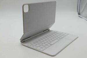 ★☆全額返金保証！最速発送！【Apple iPad Magic Keyboard MJQJ3J/A ホワイト 美品】★☆（202401-16111-PCkaitori）