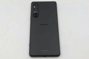 ★☆全額返金保証！最速発送！【SONY Xperia 1 V ブラック 256GB au SOG10 美品】★☆（202311-02817-Skaitori）