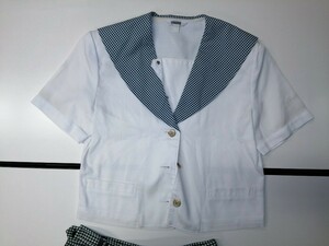 岡山県 就実高校 女子制服 HANAE MORI ハナエモリ　160A　セーラー服　上着のみ