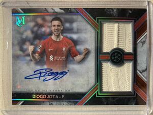 2022-23TOPPS MUSEUM COLLECTION Single Player Signature Swatches Dual Relic Autographs #SPSD-DJ DIOGO JOTA #167/299 リバプール