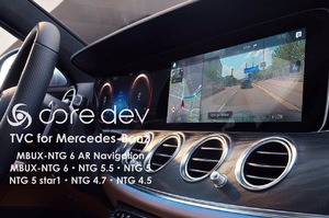 Core dev TVC TV canceller Merceds Benz W177 previous term A-Class while running tv viewing Mercedes NBUX-NTG6 CO-DEV2-MB03