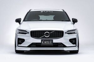 ERST エアスト VOLVO S60 ZB R-Design 2019ー フロントリップスポイラー ボルボ フロントスポイラー エアロ