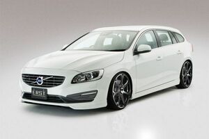 エアスト ERST VOLVO V60 FB/FD 2014-2017 フロントリップ／センターフラップ／サイドスカート／リアスカート セット ボルボ エアロ