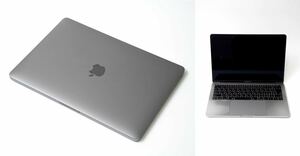 MacBook pro スペースグレー 13インチ 2017 two Thunderbolt 3 ports（※液晶ヒビ・ジャンク扱い）