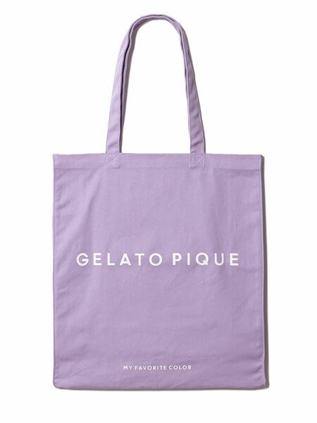 新品　gelato pique ジェラートピケ　ホビートートバッグ　パープル　紫