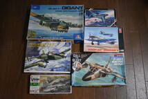 うぶ品　未組立　当時物　プラモデル　軍機　６個まとめて　イタレリ、MONOGRAM、HOBBYCRAFT、ハセガワ、SpecialHOBBY　箱入_画像1