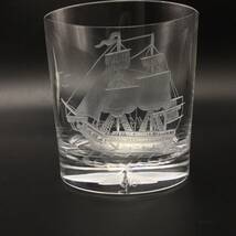 【1598】MEISSEN マイセン 帆船シリーズ 帆船4番 クリスタルガラス ロックグラス オールドファッション カップ コップ 洋食器 西洋陶磁_画像2