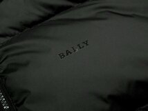 20万新品◆BALLY◆52=XL◆中綿入り袖バリーストライプダウンジャケット黒 1円_画像8