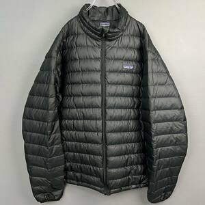 Wl823 正規品 PATAGONIA パタゴニア ダウンセータージャケット ダウンジャケット ジップアップ 黒 ブラック メンズ L 