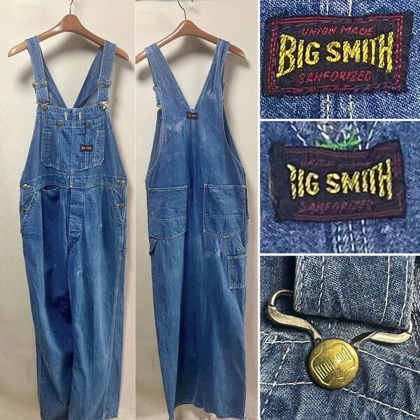 1950-60s BIG SMITH デニムオーバーオール　　　　Size 34/36