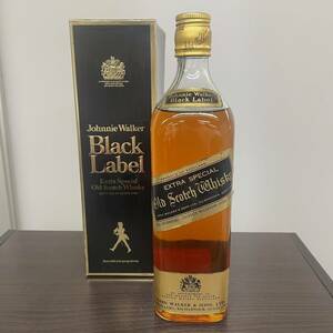 【未開栓・古酒】★1円スタート★ Johnnie Walker Black Label EXTRA SPECIAL ジョニーウォーカー ブラックラベル 金キャップ #625