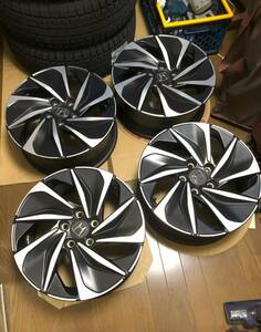 ホンダHONDA インサイト ZE4 純正アルミホイール(ブラック） 17×7J＋45 114.3-5H （中古）