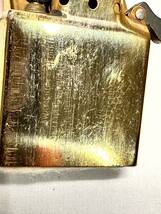 [3112] 火花あり ZIPPO ジッポ ソリッドブラス SOLID BRASS CANADA OK GIFT SHOP カナダ ギフトショップ 喫煙具 ケース付き_画像8