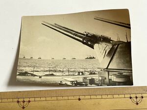 軍隊 写真 「海軍 砲塔 戦艦 軍艦 連合艦隊 観艦式 」帝国海軍 旧日本軍 軍隊 軍隊写真 古写真