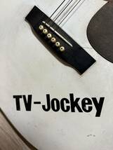 NTV TV-Jockey Zen-on White Folk Guitar _画像5
