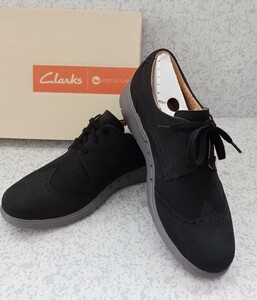 クラークス Clarks un Hinton ヌバックメダリオンシューズ　未使用品