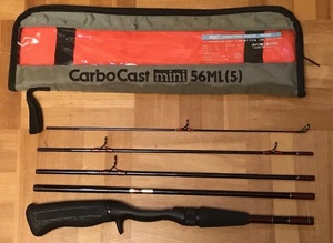 オールド　ダイワ　カーボキャスト ミニ 56ML 5ピース DAIWA CARBO CAST MINI