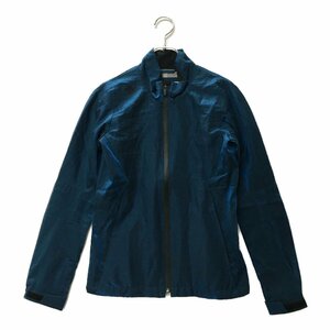 coco★デサント★DESCENTE★長袖フルジップウィンドジャケット★シャンブレー★ブルー系★S★中古※レターパックプラス発送可★86599