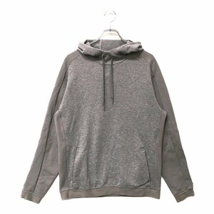 coco★アディダス★adidas★長袖フード付きプルオーバー★グレー★L★中古※レターパックプラス発送可★86751