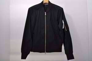 coco* Callaway * long sleeve double Zip blouson * spring autumn * mesh lining attaching * black * black *M*USED* letter pack post service plus shipping possible *83334