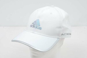 coco★アディダス★adidas GOLF★キャップ★白★ホワイト★ユニセックス★フリー★USED※レターパックプラス発送可★83357