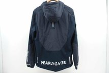 coco★パーリーゲイツ★PEARLY GATES★長袖ダブルジップアウター★紺/ネイビー★5★L★中古※レターパックプラス発送可★59101_画像2