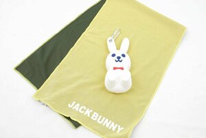 coco★ジャックバニー★Jack Bunny!!★美品★シリコンタオルホルダー＆クールタオル★うさぎ★USED※レターパックプラス発送可★84010