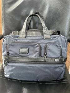 TUMI SOPH★26142ND2E★ビジネスブリーフ★ソフネイビー★検品用の写真多数掲載