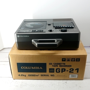 COLUMBIA CDカセットレコーダー GP-21 通電確認済み ジャンク品 コロンビア コロムビア