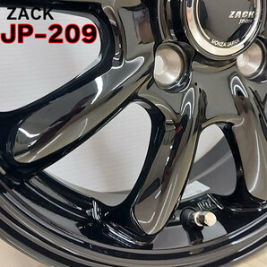 2024年製 ブリヂストン NEWNO 155/65R14 75H + ZACK JP-209 ( JP209) サマータイヤ + アルミホイール4本セットの画像9