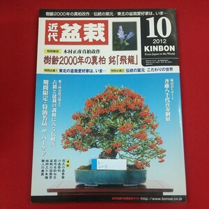 b-608※3 盆栽総合誌 月刊 近代盆栽 2012年10月号 平成24年10月1日発行 近代出版 木村正彦・銘「飛龍」改作 東北の愛好家は今 伝統の窯元