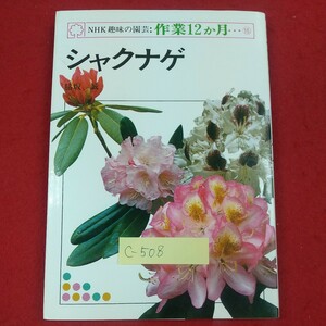 c-508※3 NHK趣味の園芸 作業12ヵ月15 シャクナゲ 著者/脇坂誠 昭和58年12月20日第18刷発行 日本放送出版協会 