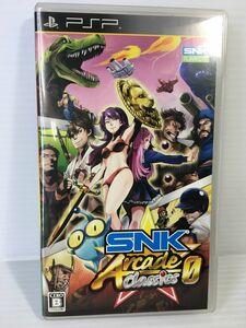 □【同梱不可】【ネコポス発送】PSP専用ソフト SNK ARCADE CLASSICS 0 現状品