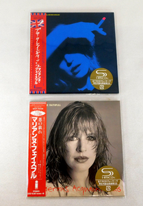 マリアンヌ・フェイスフル Marianne Faithfull [SHM-CD] 2タイトルセット 初回生産限定盤 紙ジャケット仕様 2014年リマスター盤