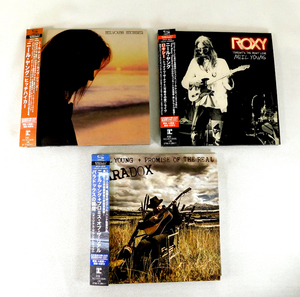 ニール・ヤング Neil Young [SHM-CD] 3タイトルセット 紙ジャケット仕様「ヒッチハイカー/ロキシー/パラドックスの瞬間(サントラ)」