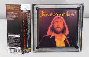 紙ジャケ SHM-CD「DAVE MASON IS ALIVE デイヴ・メイスン・イズ・アライヴ! 」UICY-94650 初回限定生産 DSDリマスター/デイブ・メイソン