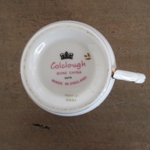 イギリス製 Colclough コールクロ カップアンドソーサー ケーキプレート トリオ ヴィンテージ雑貨 tableware 1381sc_画像8