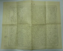 大正2年鉄道補入/大正5年発行　1/5万地形図　「成田」　陸地測量部　千葉県　_画像1