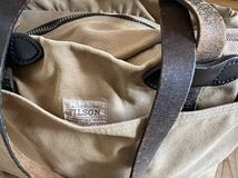 FILSON フィルソン　トートバッグ　ファスナー　ジッパー_画像2