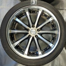 超バリ溝！ワークWORK VARIANZA19インチ×8J　リア：19インチ×8.5J インセット38，21年製タイヤ、CST　MEDALLION MD-A1　245/40R19_画像4