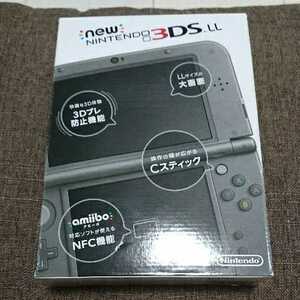 【未使用品】Newニンテンドー3DS LL メタリックブラック