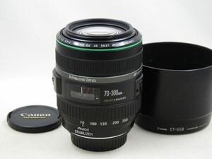 [21521Z4]★新品級美観★CANON EF 70-300mm F4.5-5.6 DO IS USM フード付き