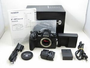 [21527W5]★新品級光学★OLYMPUS OM-D E-M1 Mark II ボディ 元箱付き